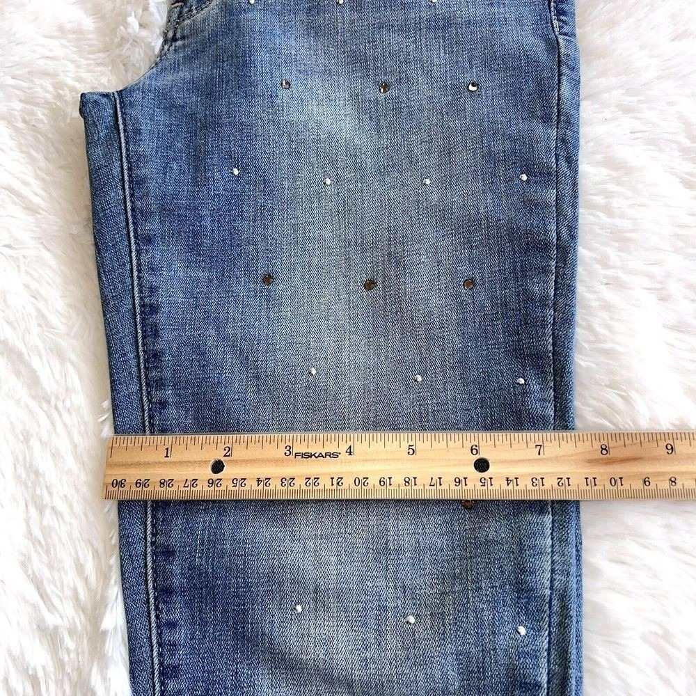 Levi's Women's Jeans 711 Skinny Blue Jeans 26 Rhinestone Stretch - Picture 11 of 14
